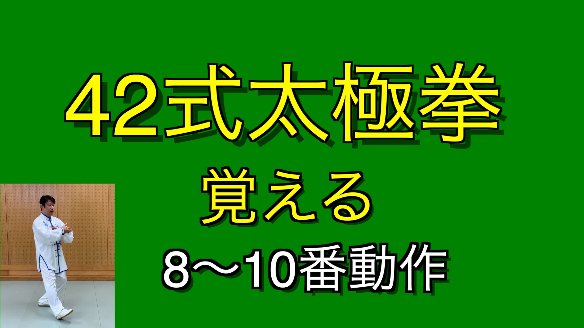ようしき40しきたいきょくけん _ 太極拳 40式 組み合わせ – MNIWT